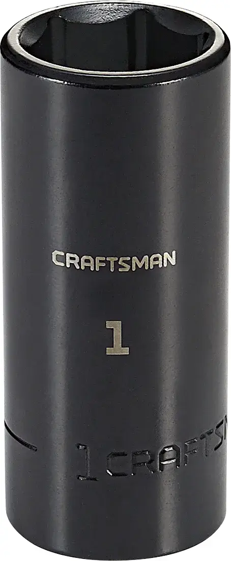 1/2-in Drive 1-in 6-Point Standard (SAE) Deep Impact Socket