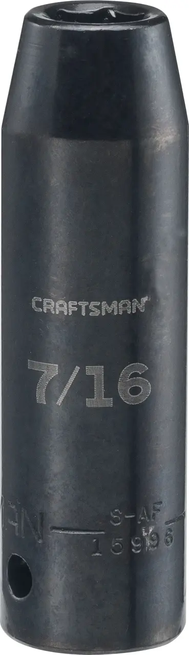 1/2-in Drive 7/16-in 6-Point Standard (SAE) Deep Impact Socket