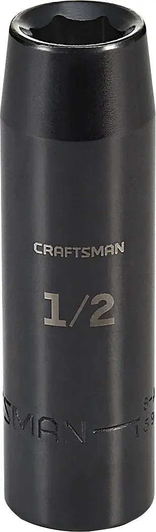 View of CRAFTSMAN Sockets: Impact on white background