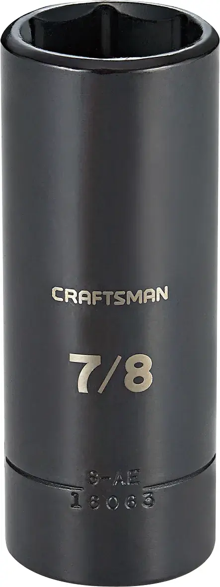 View of CRAFTSMAN Sockets: Impact on white background