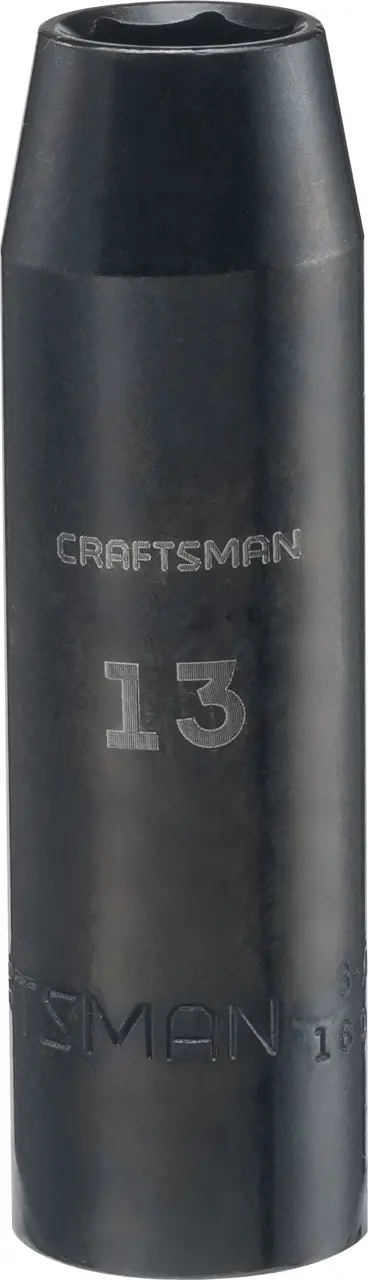 1/2-in Drive 13-mm 6-Point Metric Deep Impact Socket