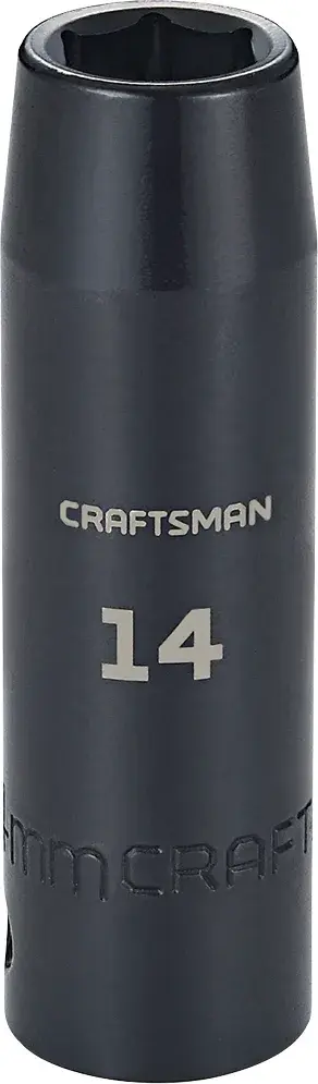 1/2-in Drive 14-mm 6-Point Metric Deep Impact Socket