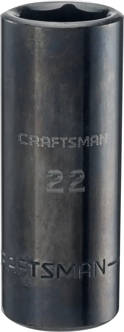 1/2-in Drive 22-mm 6-Point Metric Deep Impact Socket