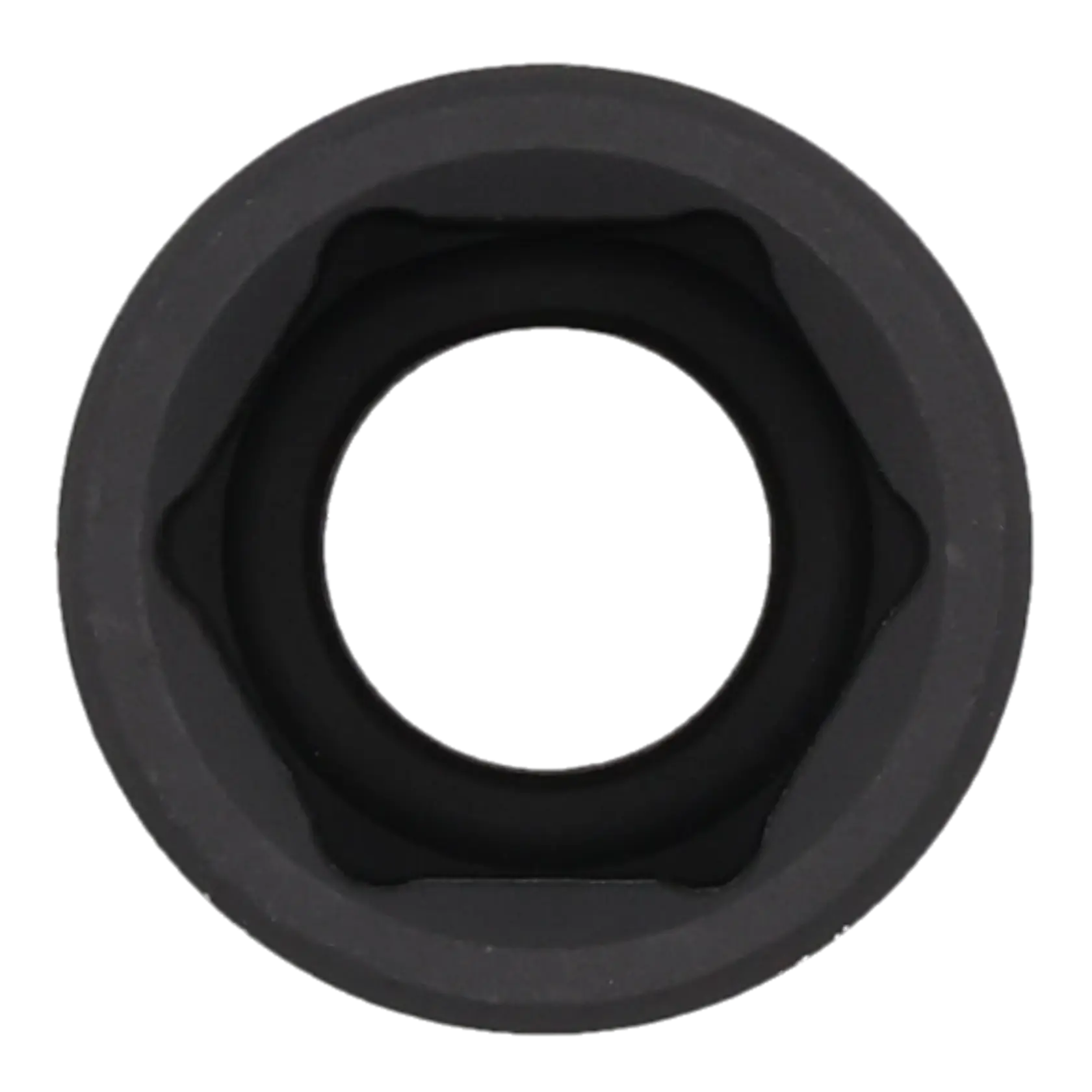 Close-up image of a black Craftsman socket tool, viewed from the top, showing the circular opening and inner ridges.