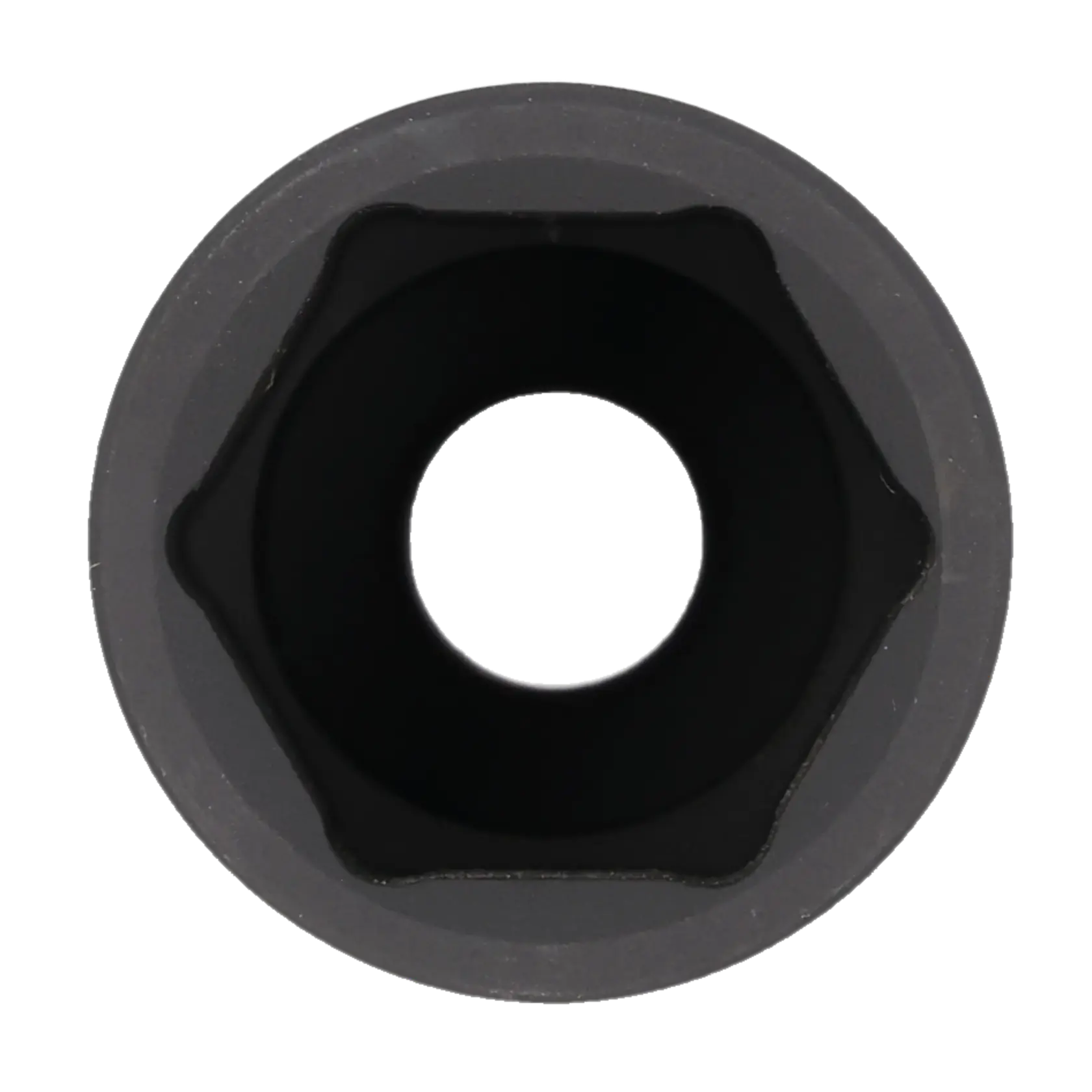 Close-up image of a CRAFTSMAN hex socket, viewed directly from above, showing the inner hexagonal shape and circular opening.