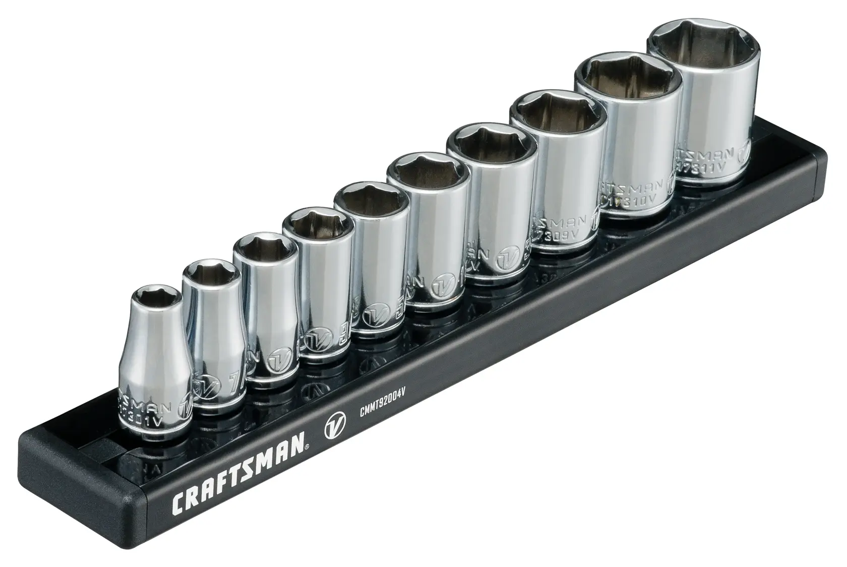 View of CRAFTSMAN Sockets: 6-Point on white background