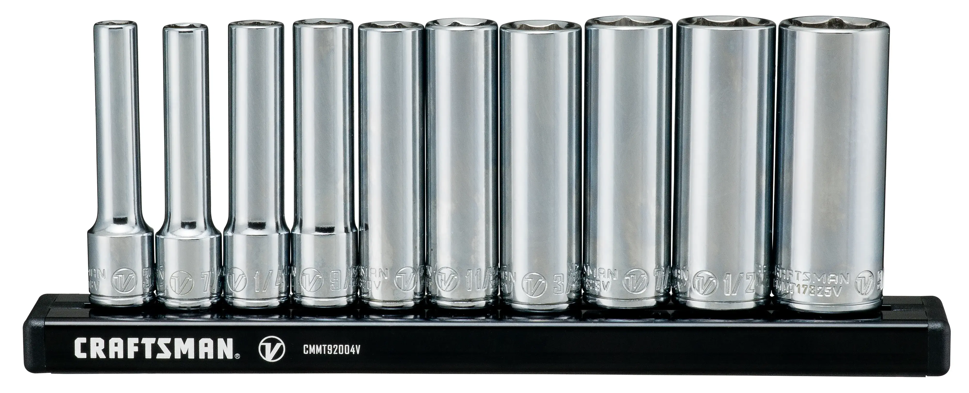 View of CRAFTSMAN Sockets: 6-Point on white background