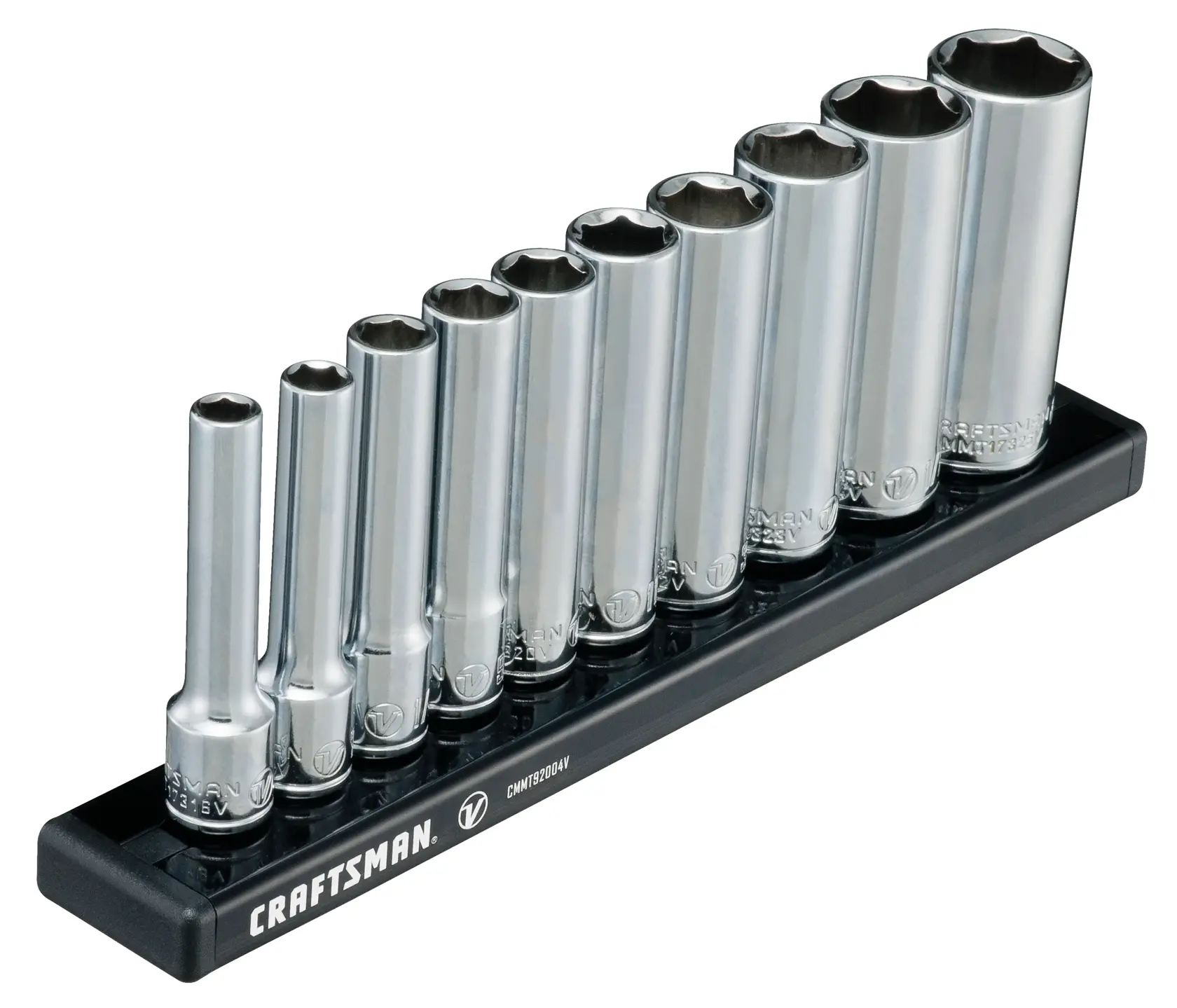 View of CRAFTSMAN Sockets: 6-Point on white background