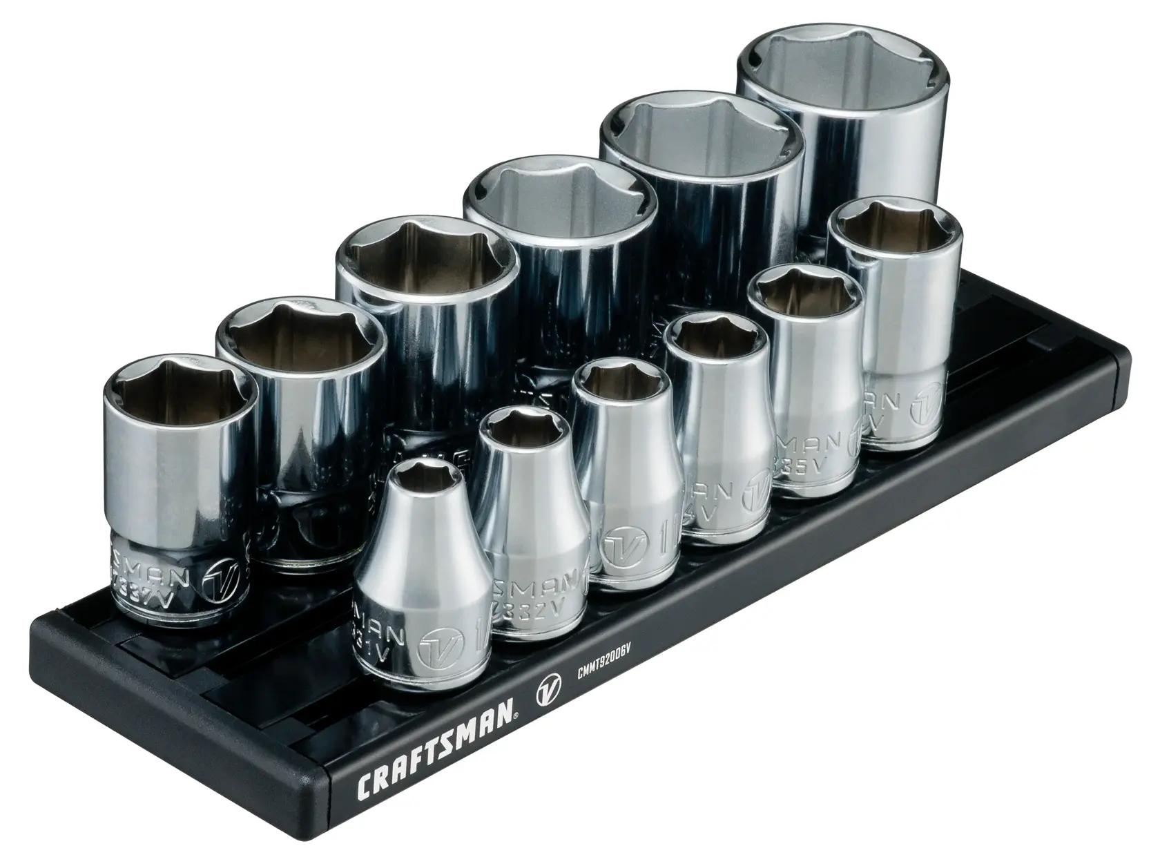 View of CRAFTSMAN Sockets: 6-Point on white background