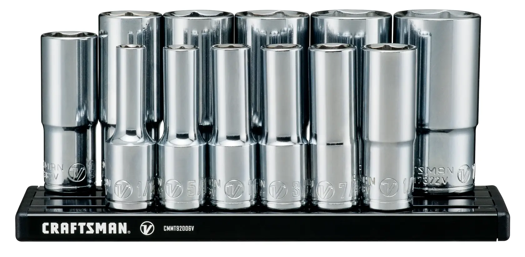 View of CRAFTSMAN Sockets: 6-Point on white background