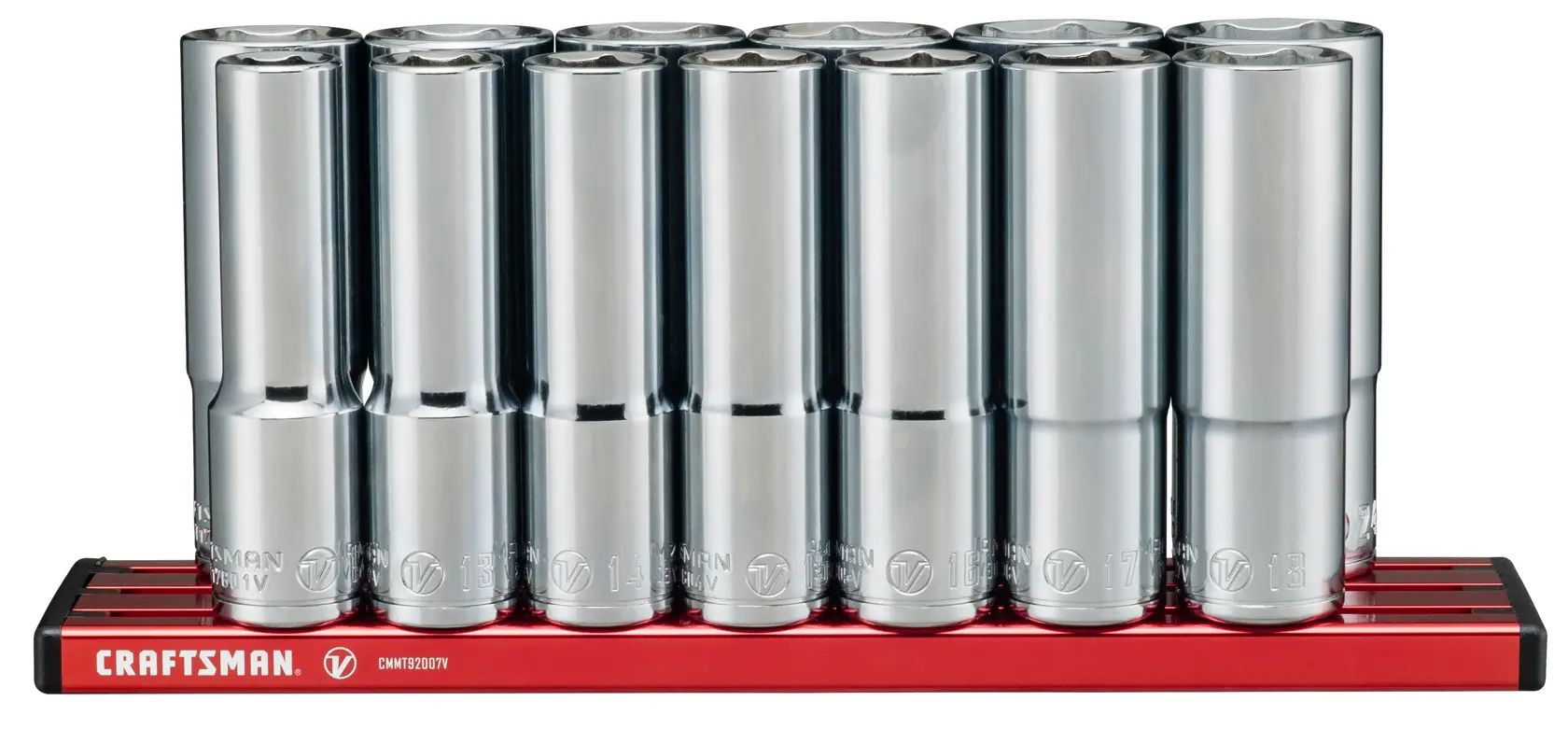 View of CRAFTSMAN Sockets: 6-Point on white background