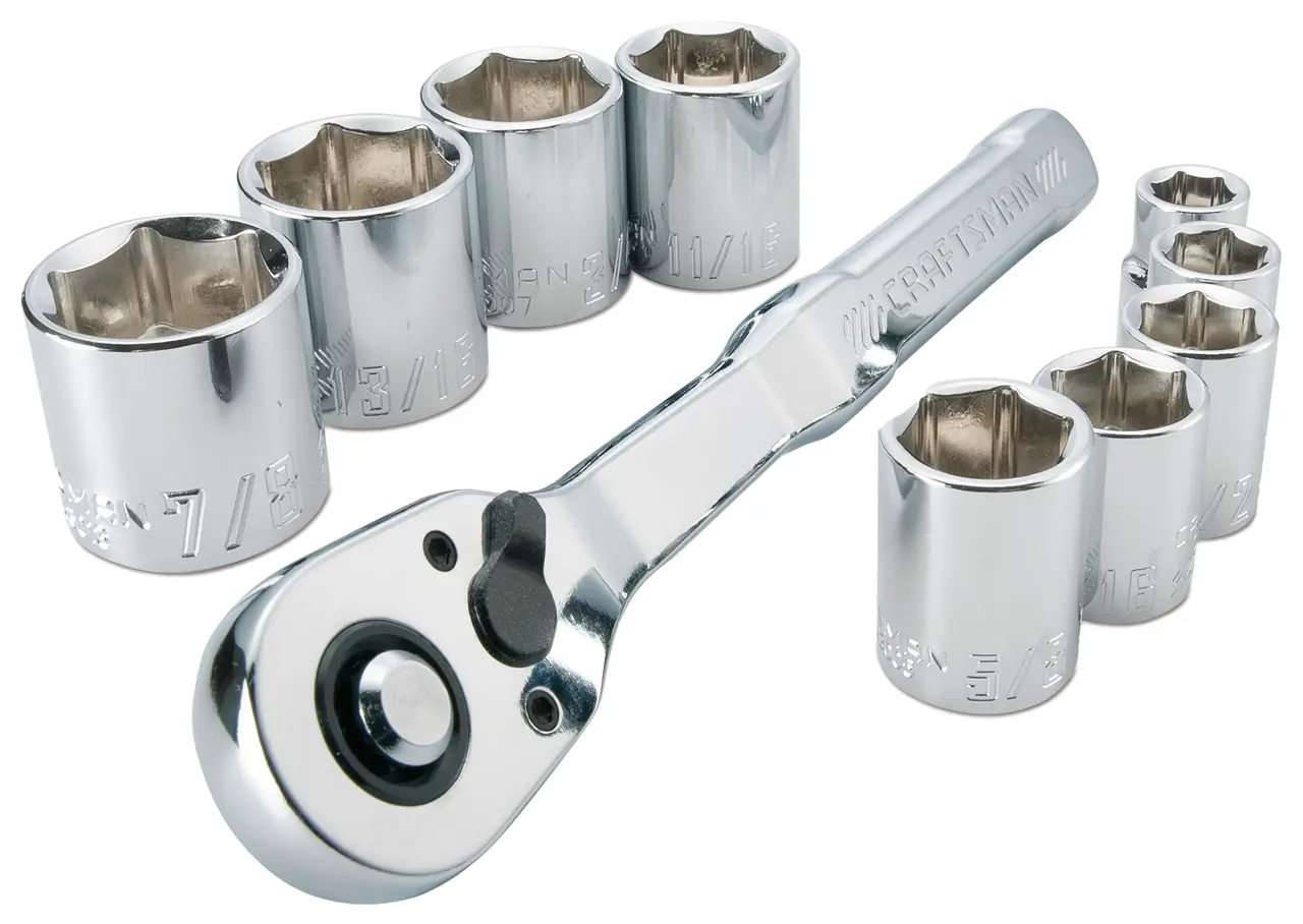 10PC 3/8-IN DRIVE (SAE) MECHANICS TOOL SET