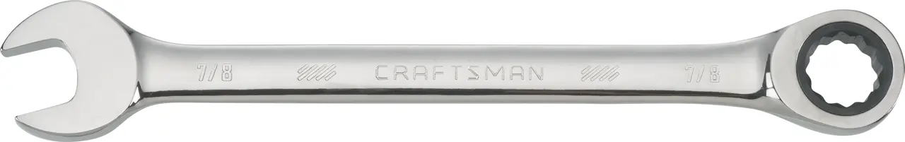 7/8-in 72 Tooth 12 Point SAE Ratcheting Wrench