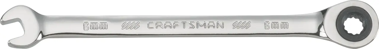 6mm 72 Tooth 12 Point Metric Ratcheting Wrench