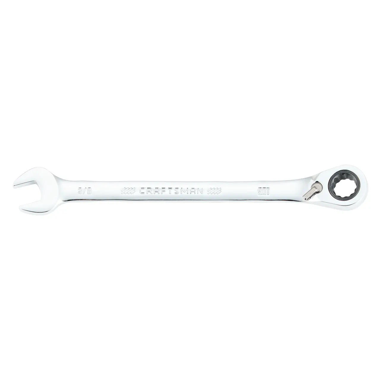 3/8 in. 72T 12-Point SAE Reversible Ratcheting Wrench