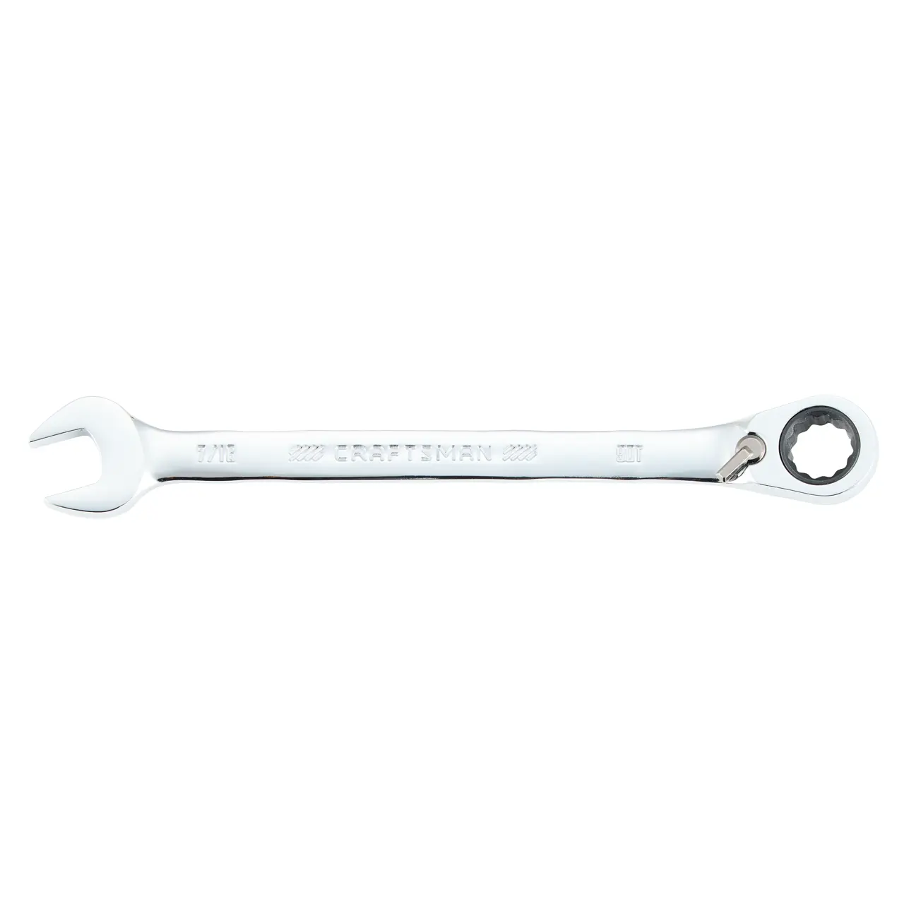 7/16-in 72 Tooth 12 Point SAE Reversible Ratcheting Wrench