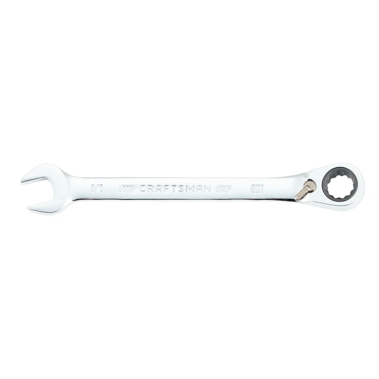 1/2-in 72 Tooth 12 Point SAE Reversible Ratcheting Wrench