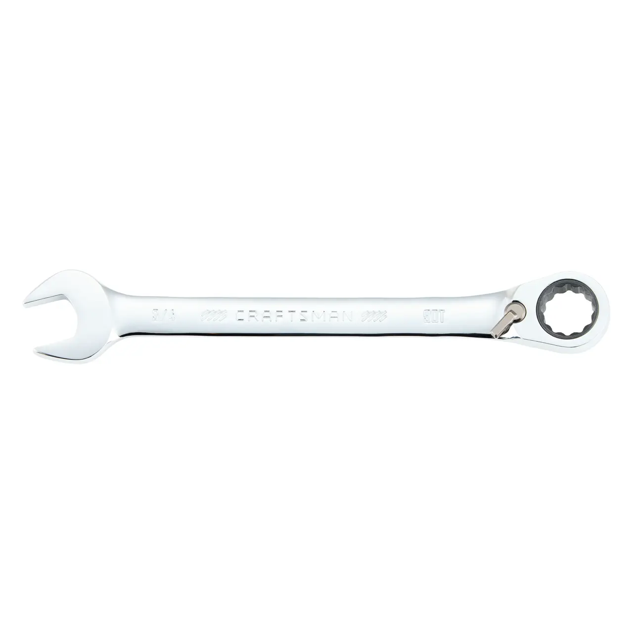 3/4-in 72 Tooth 12 Point SAE Reversible Ratcheting Wrench