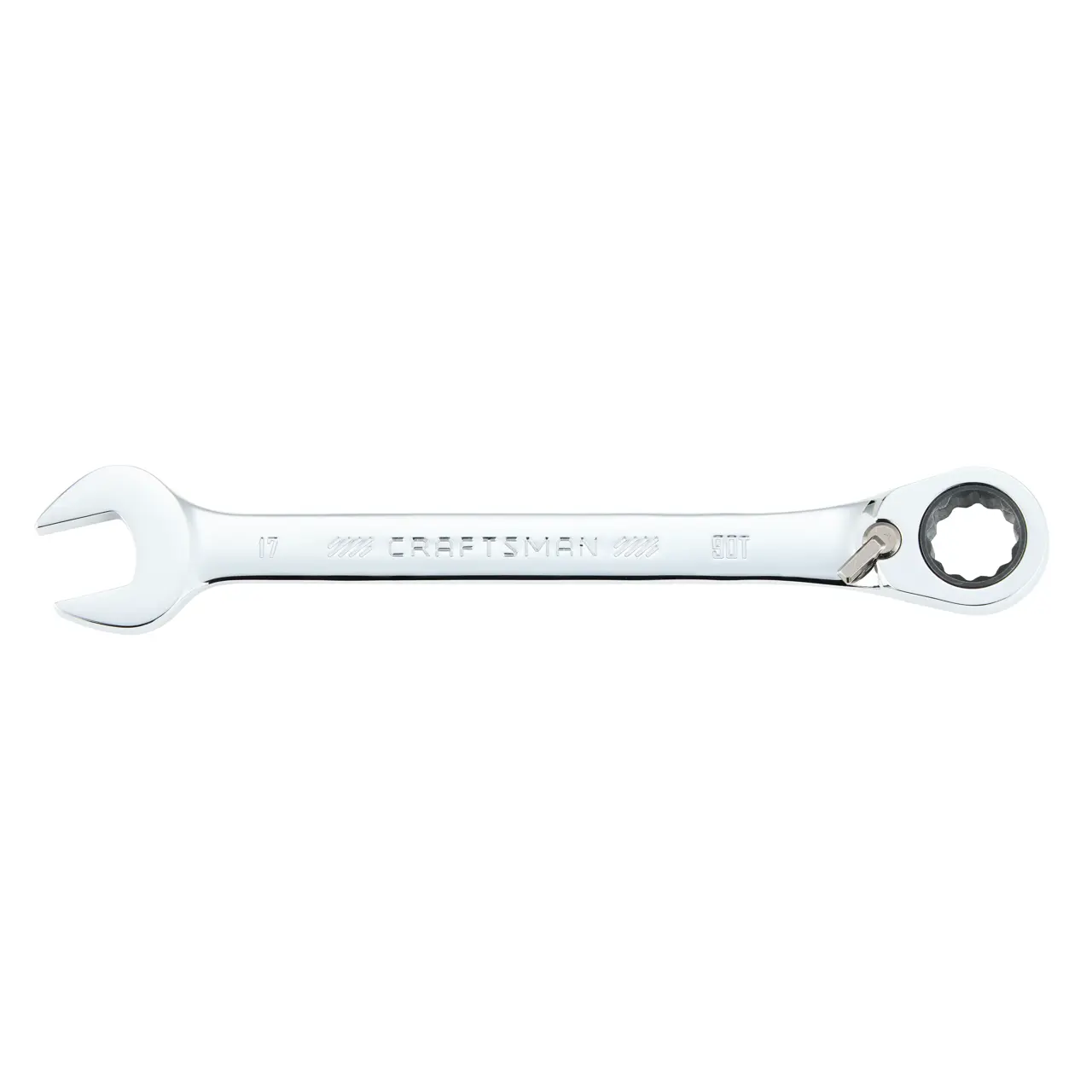 17mm 72 Tooth 12 Point Metric Reversible Ratcheting Wrench