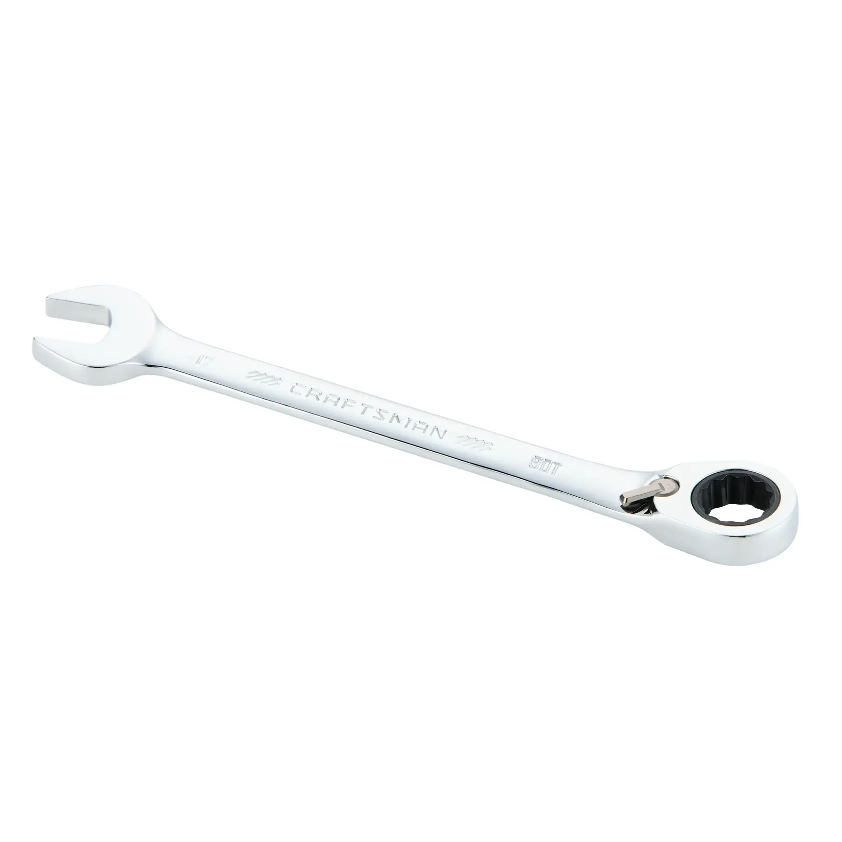 17mm 72 Tooth 12-point Metric Reversible Ratcheting Wrench