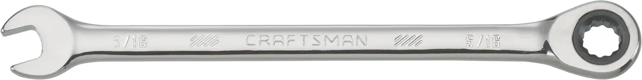5/16-in 72 Tooth 12 Point SAE Ratcheting Wrench