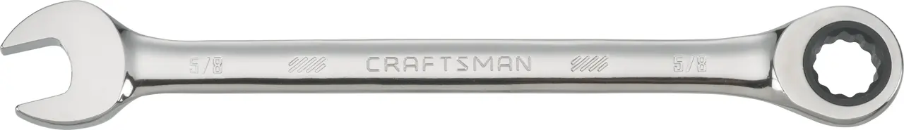 5/8-in 72 Tooth 12 Point SAE Ratcheting Wrench