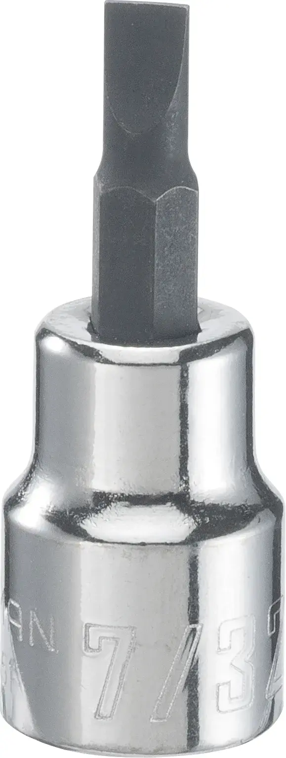 3/8-in Drive 7/32-in Flathead Bit Socket