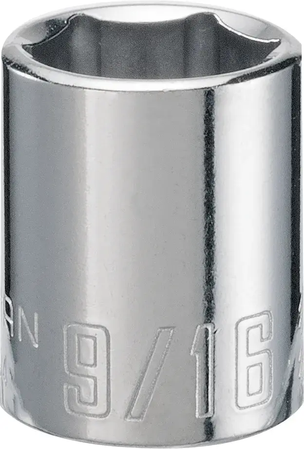 3/8-in Drive 9/16-in 6-Point Standard (SAE) Shallow Socket