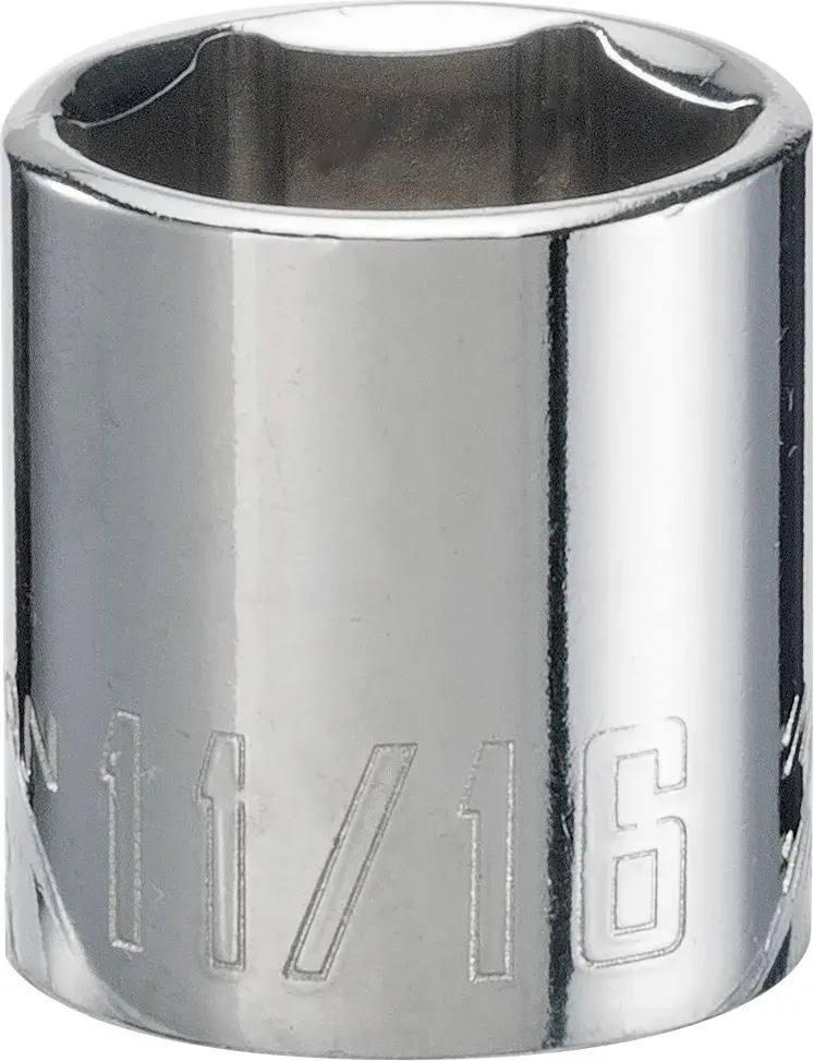 3/8-in Drive 11/16-in 6-Point Standard (SAE) Shallow Socket