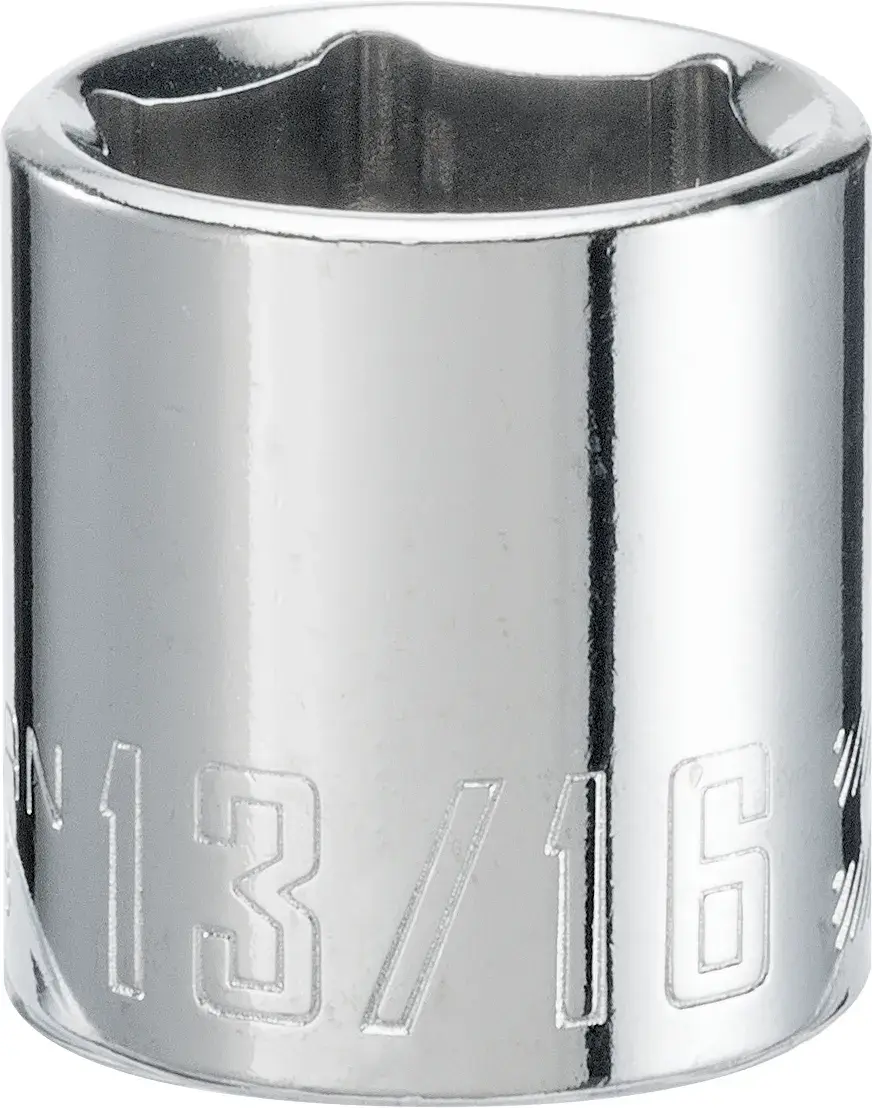 3/8-in Drive 13/16-in 6-Point Standard (SAE) Shallow Socket
