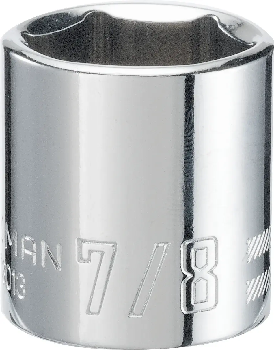 3/8-in Drive 1/4-in 6-Point Standard (SAE) Shallow Socket