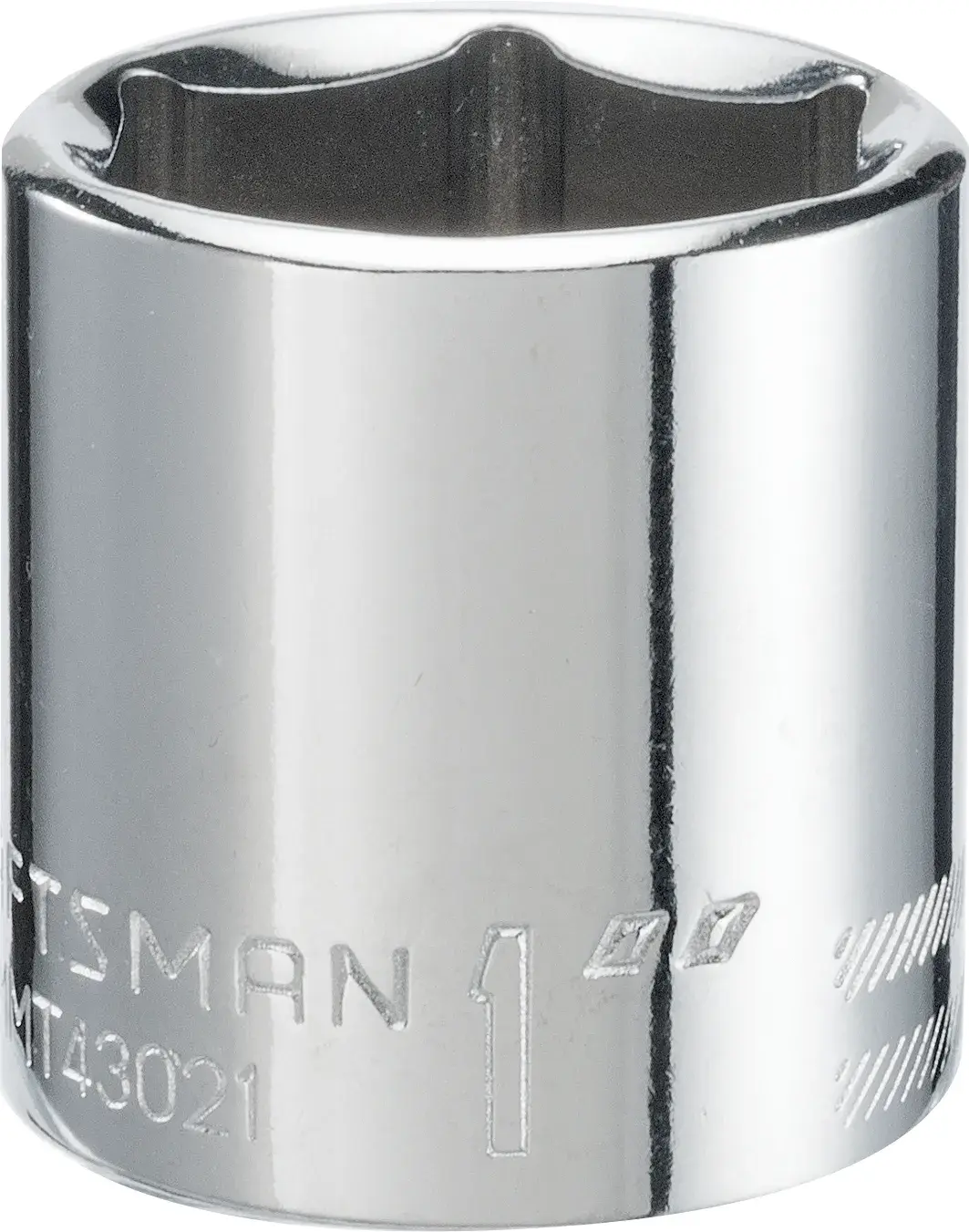 3/8-in Drive 1-in 6-Point Standard (SAE) Shallow Socket