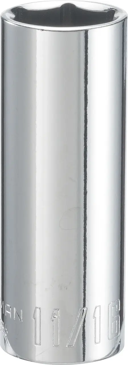 3/8-in Drive 11/16-in 6-Point Standard (SAE) Shallow Socket
