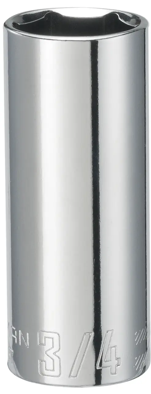 3/8-in Drive 3/4-in 6-Point Standard (SAE) Deep Socket