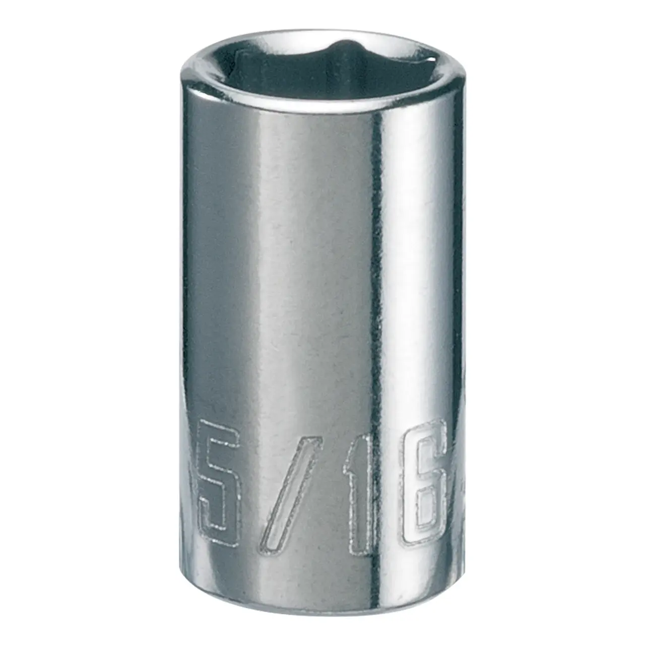 1/4-in Drive 5/16-in 6-Point Standard (SAE) Shallow Socket