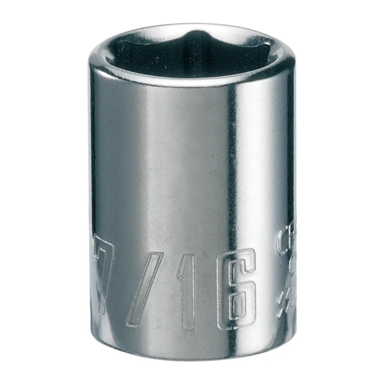 1/4-in Drive 7/16-in 6-Point Standard (SAE) Shallow Socket