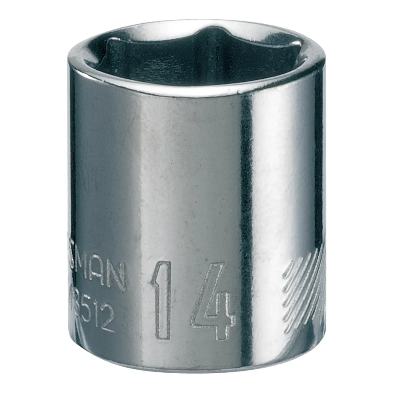 1/4-in Drive 14-mm 6-Point Metric Shallow Socket
