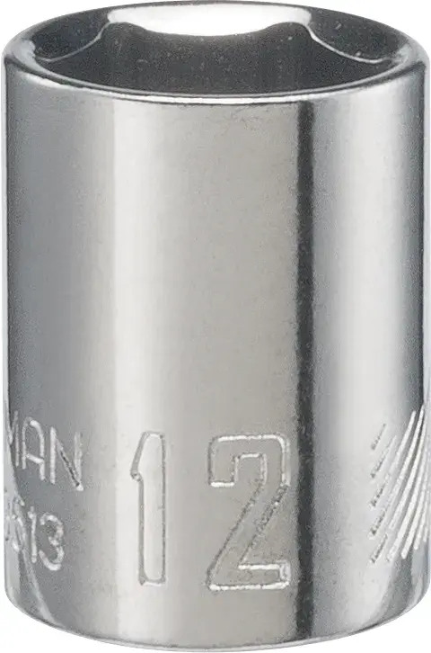 1/4-in Drive 12-mm 6-Point Metric Deep Socket