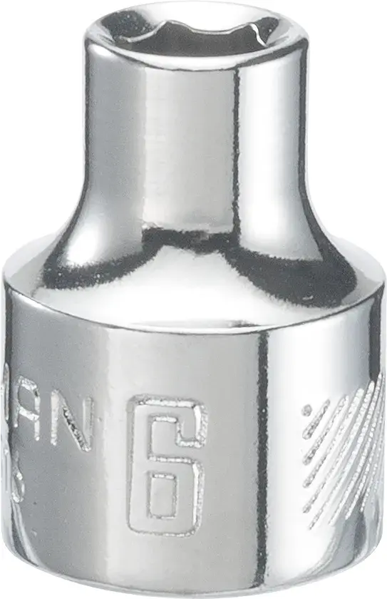 3/8-in Drive 6-mm 6-Point Metric Shallow Socket