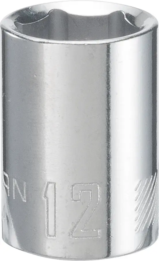 3/8-in Drive 12-mm 6-Point Metric Shallow Socket