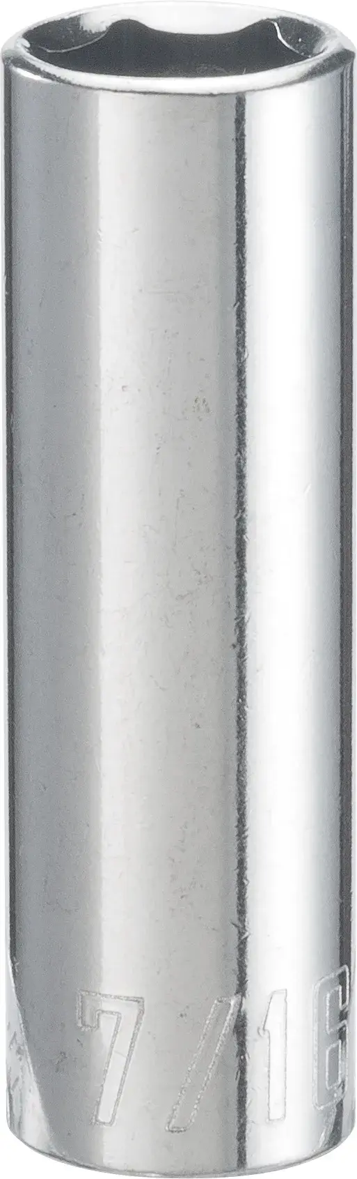 1/4-in Drive 7/16-in 6-Point Standard (SAE) Deep Socket
