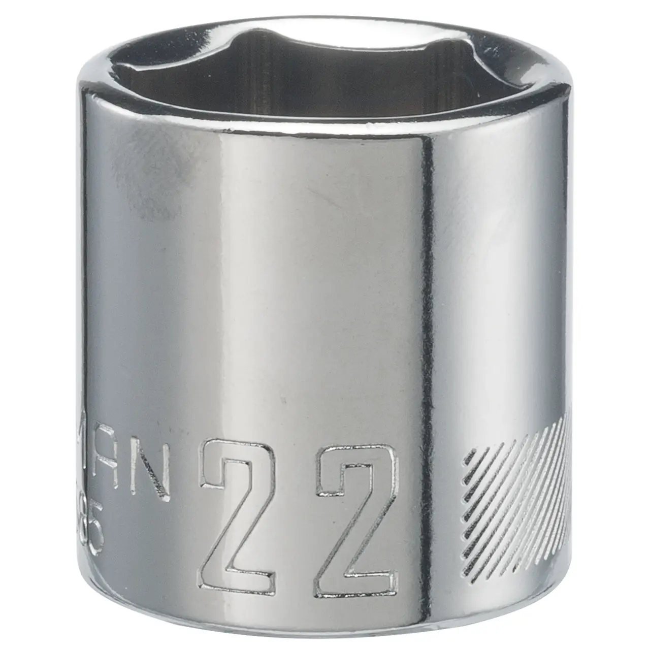 3/8-in Drive 22-mm 6-Point Metric Shallow Socket