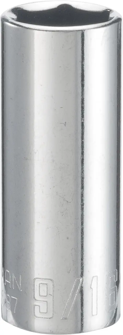 1/4-in Drive 9/16-in 6-Point Standard (SAE) Deep Socket