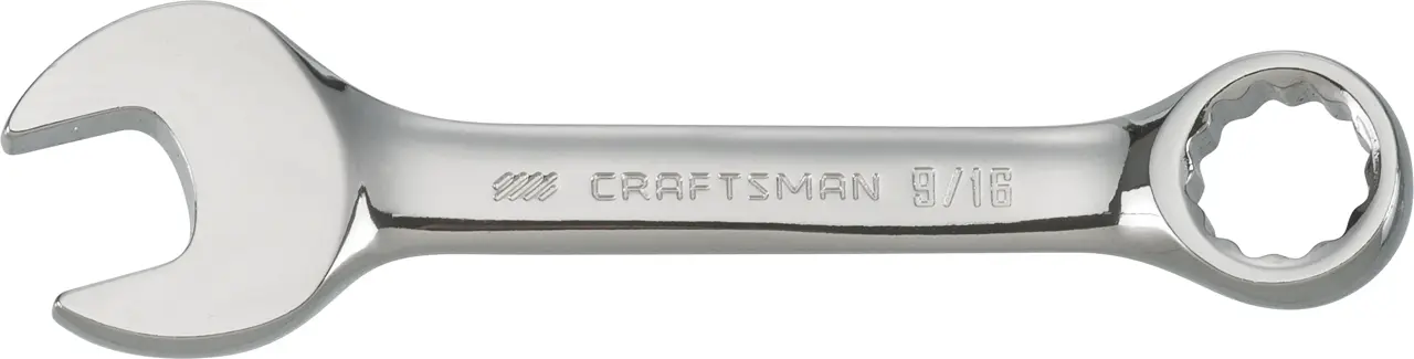9/16-in Short SAE Combination Wrench