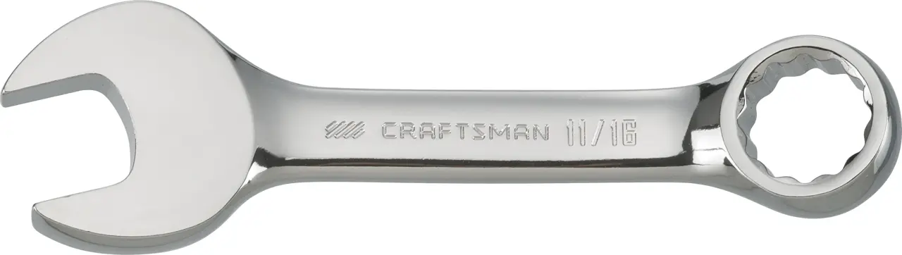 11/16 in. Short SAE Combination Wrench