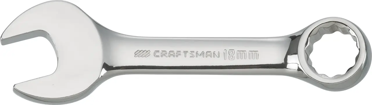 Short Metric Combination Wrench (18mm)