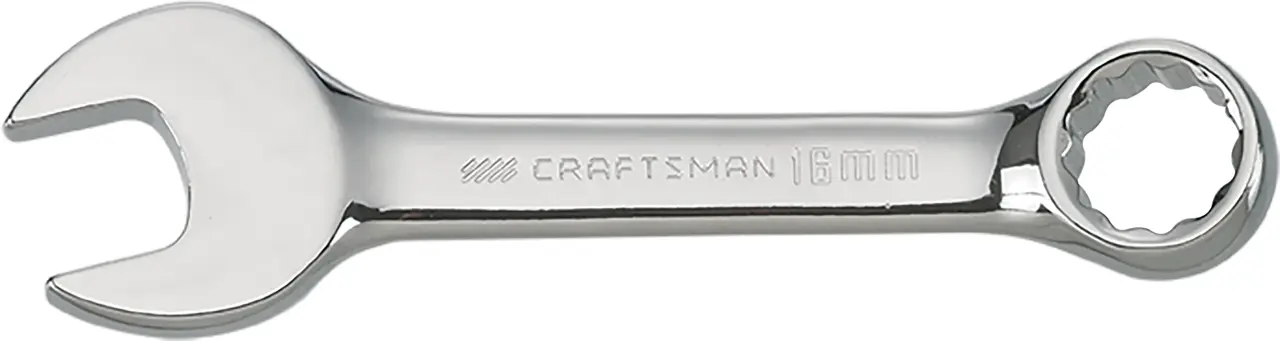 Short Metric Combination Wrench (16mm)