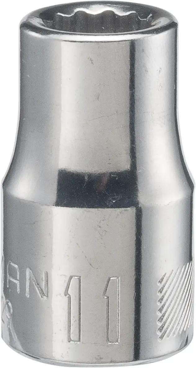 1/2-in Drive 11-mm 12-Point Metric Shallow Socket