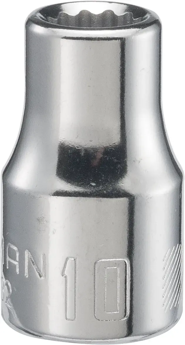 1/2-in Drive 10-mm 12-Point Metric Shallow Socket