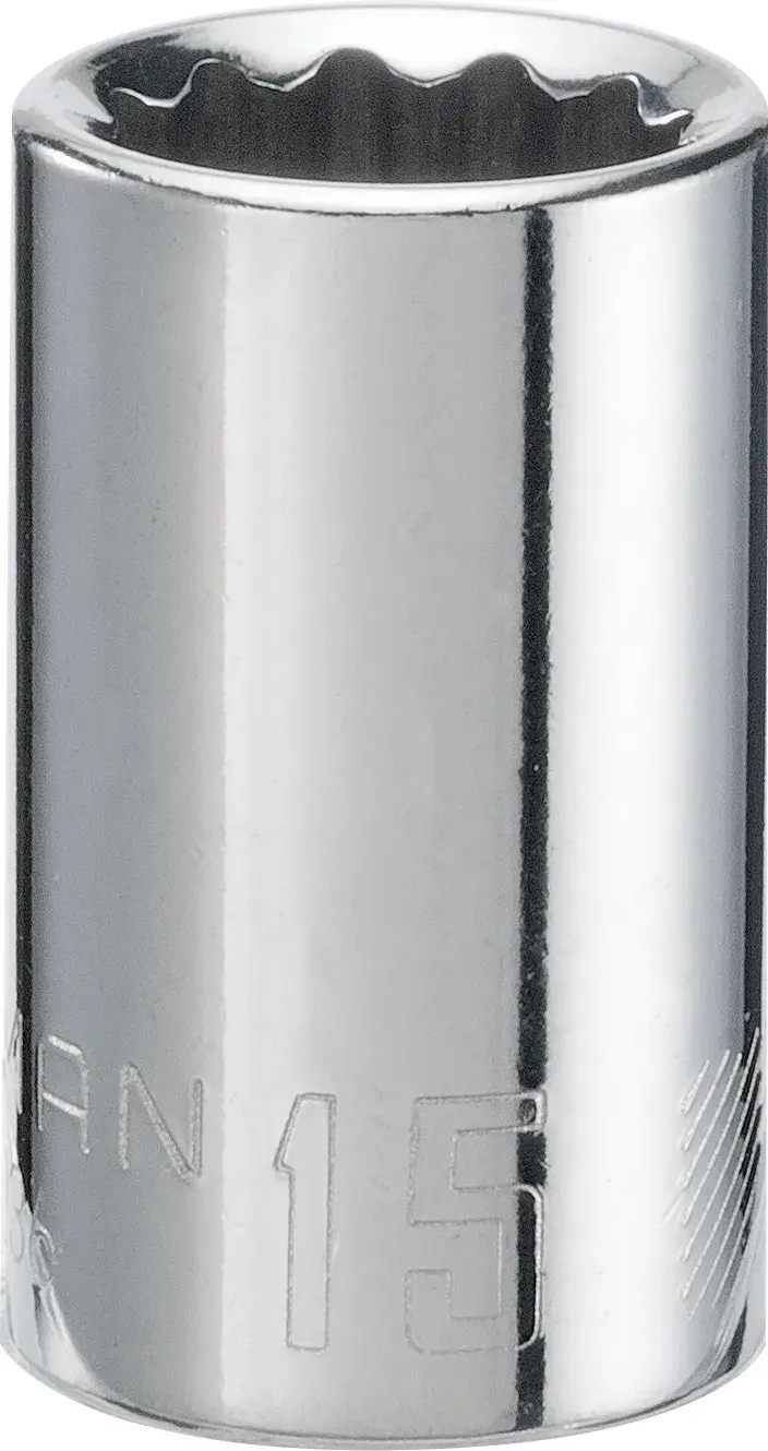 1/2-in Drive 5-mm 12-Point Metric Shallow Socket